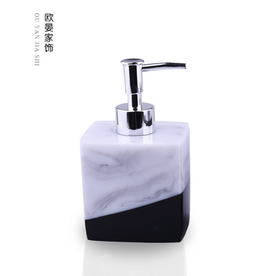 酒店洗手液瓶子欧式树脂创意乳液瓶洗发水沐浴露分装瓶 洗发露瓶