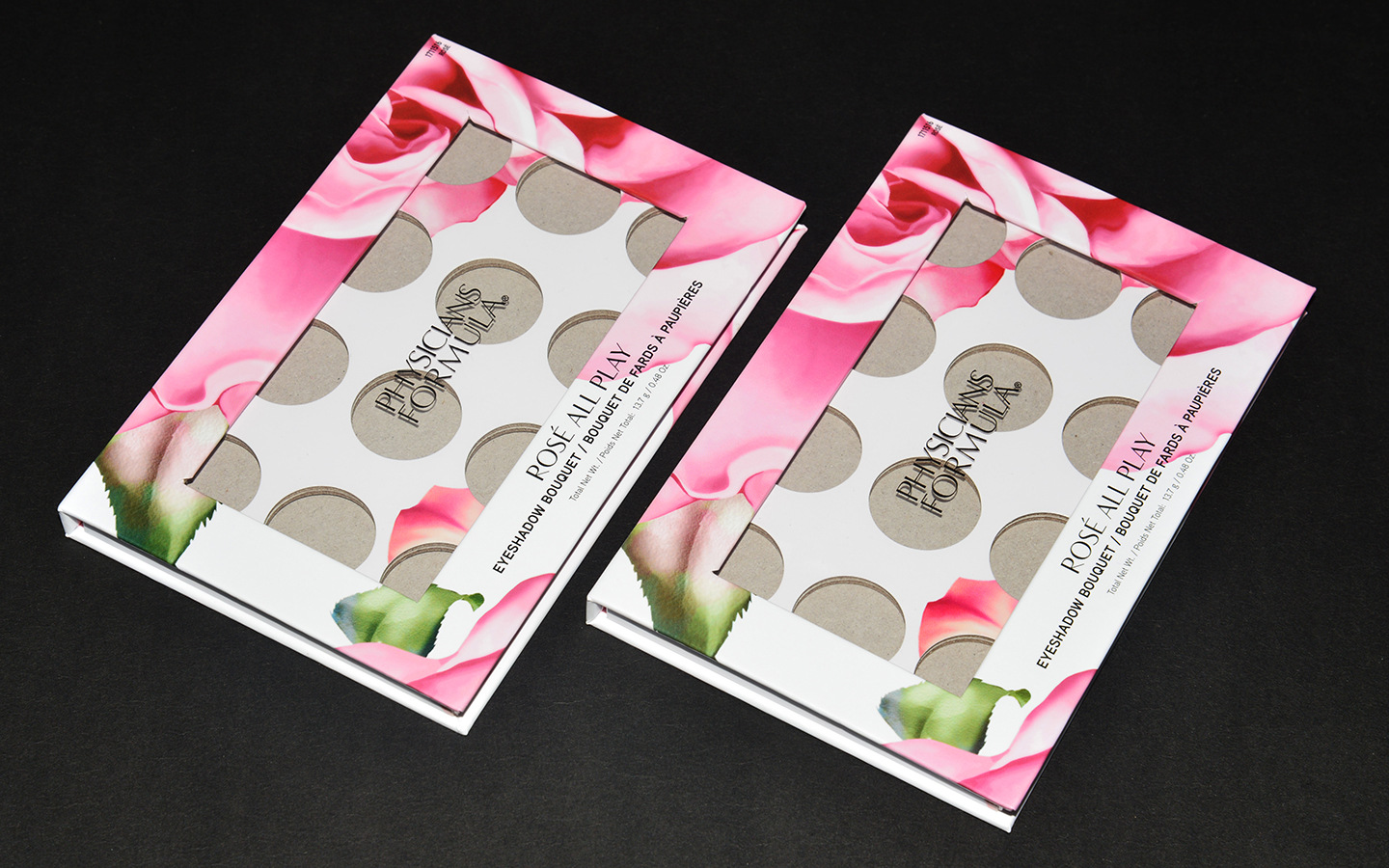 定制唇彩眼影美甲高档化妆品包装盒翻盖书型眼影盘盒眼线腮红纸盒