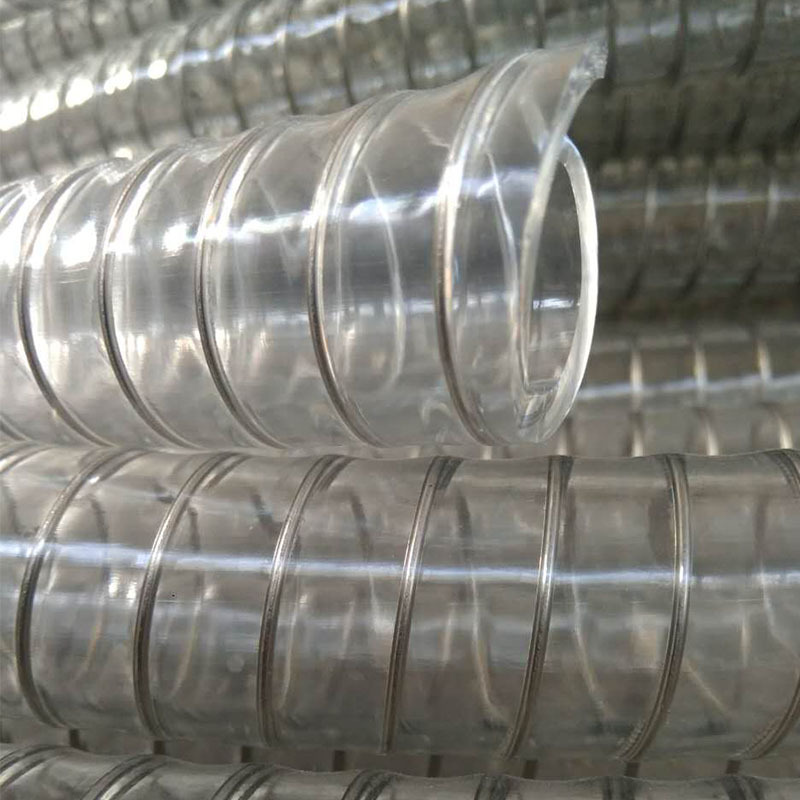 食品级透明钢丝平滑管，食品级钢丝软管 无毒无味塑料管