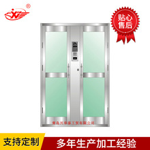 不锈钢门小区楼宇门别墅大门进户门不锈钢酒店会所玻璃大门防盗门