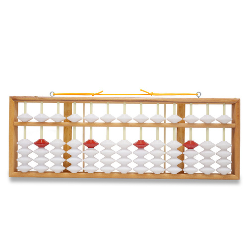 13-speed teaching abacus, wall-mountable teaching aid, teacher's mental arithmetic training, non-skid beads, demonstration material