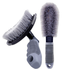 Car wash wheel hub brush tire brush special soft bristle rim brush set tool for cleaning and cleaning wheels