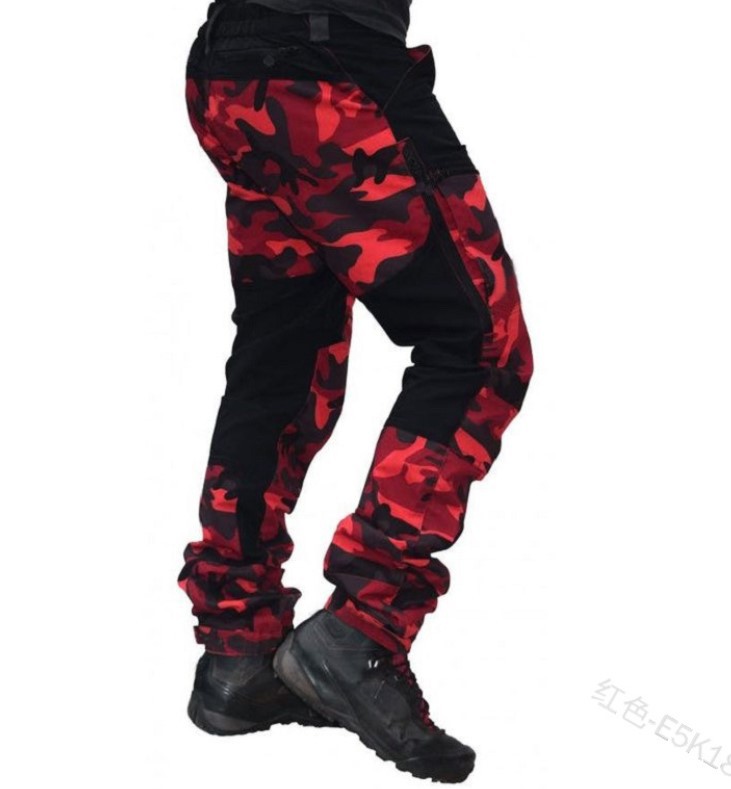 Sports camouflage travel trousers for gym for leisure