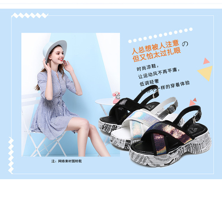 Chaussures été pour femme en Caoutchouc - Ref 3346551 Image 10