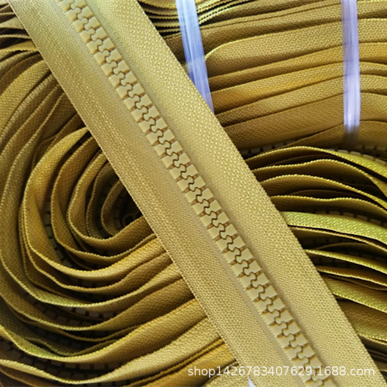 工厂现货5号树脂码装拉链 结实耐用不掉色可根据客户颜色染色