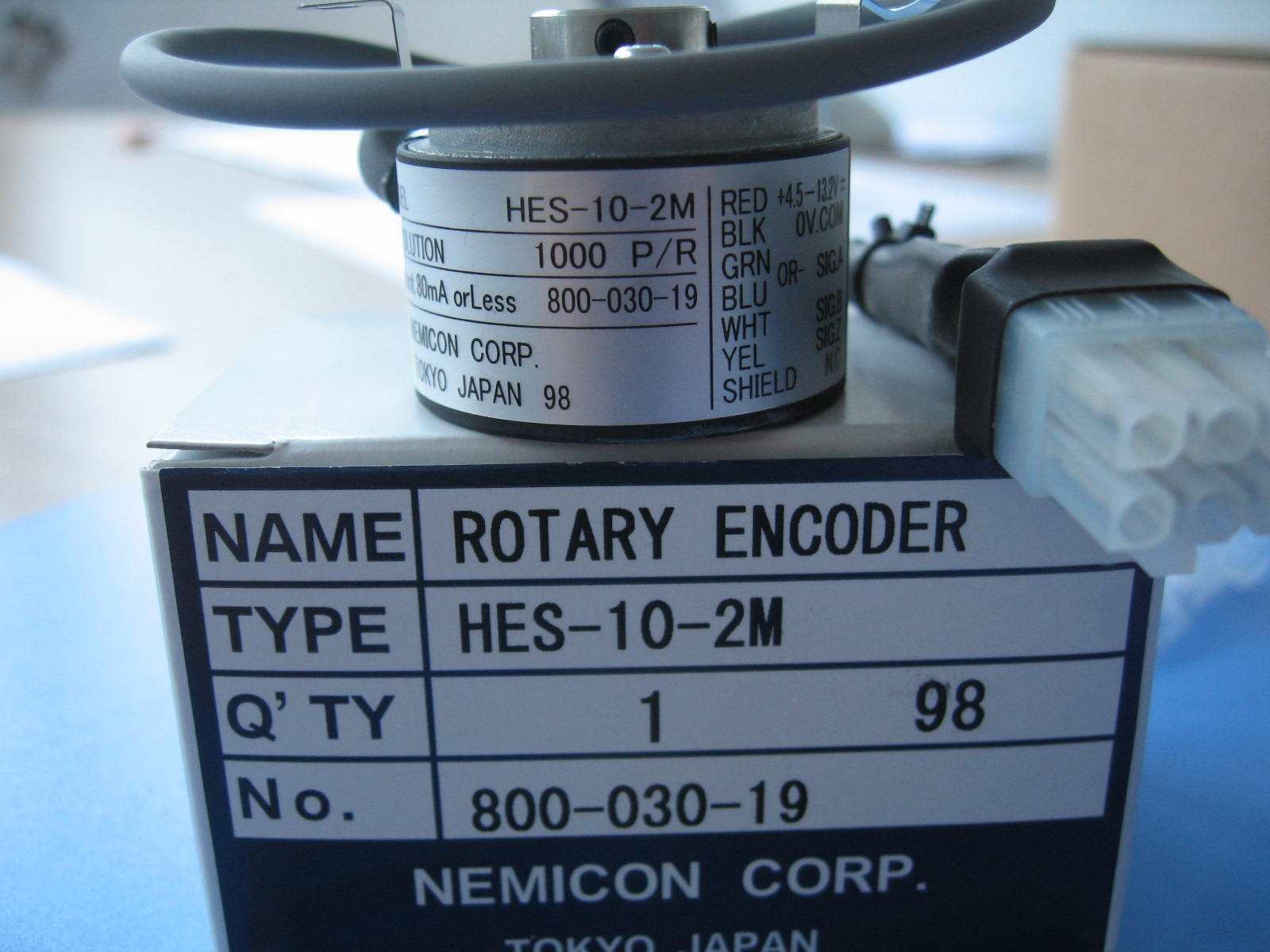 内密控NEMICON编码器HES-1024-06-12-2MD-03-2MHT-2HCP全新编码器