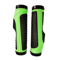 Bicycle Rubber Handlebar Cover, Dual-Side Locking Aluminum Handlebar Cover for Mountain Bikes, Padded Comfort Handlebar Cover, Cycling Accessories