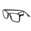 Fashionable children's silica gel street glasses, hair rope