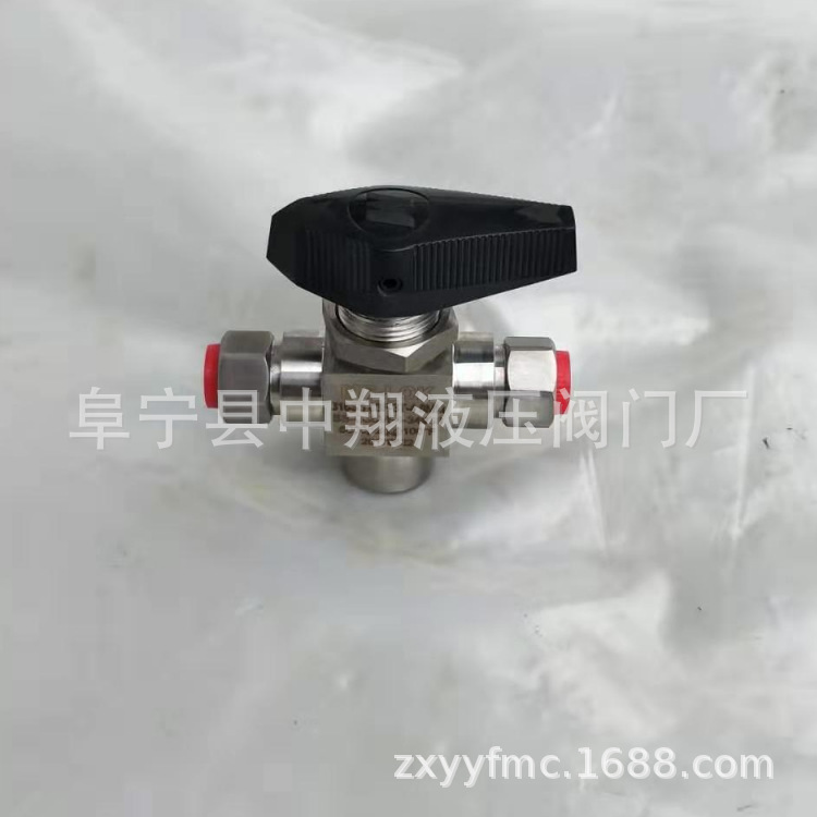 CNG加气机专用加气阀.两位三通手阀.1/4NPT枪阀.600PSI83耳轴球阀
