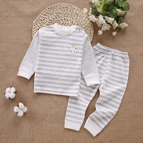 Infant clothing, autumn clothes, autumn trousers, pure cotton spring and autumn newborn clothes, colorful cotton children's clothing, baby pajamas and underwear sets