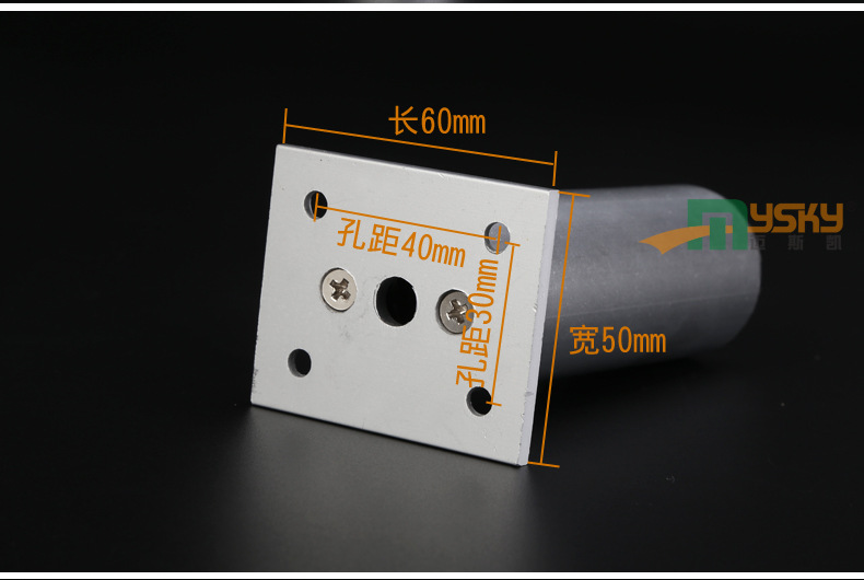 橱柜脚家具脚铝合金沙发脚可调脚圆形浴室柜脚床脚支撑