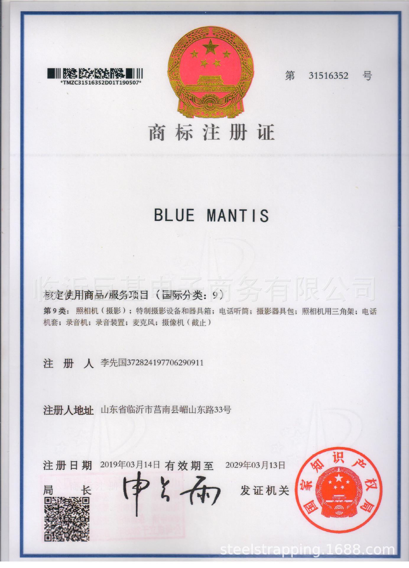 BLUE MANTIS