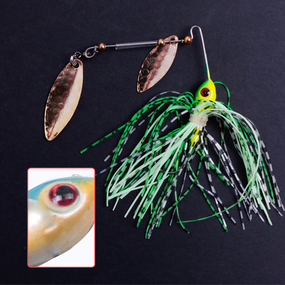 Metal Spinner Baits  Fresh Water Bass Swimbait Tackle Gear