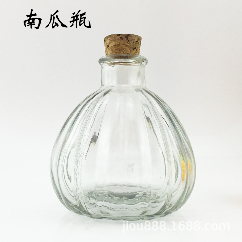 Botella de vidrio botella de caramelo botella de pudín de corcho que deseen botella con corcho cielo estrellado micro paisaje