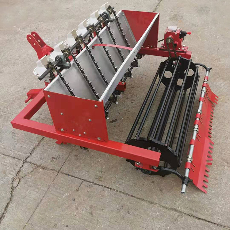 独蒜播种机汽油机自走式大蒜播种机批发人力手推大蒜播种机种蒜机