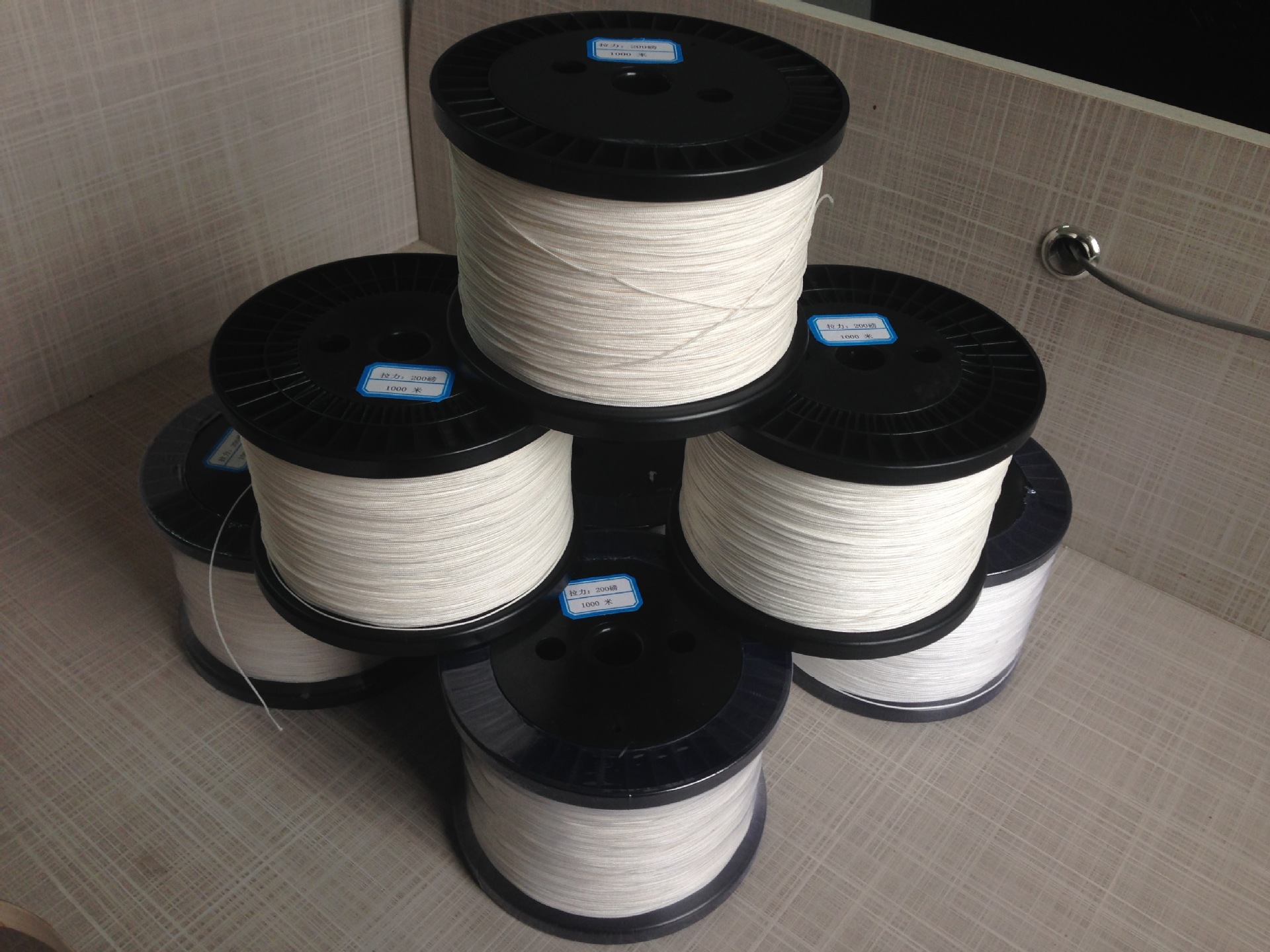 供应 超高分子量聚乙烯12股绳 尼龙高分子耐酸碱绳 高强PE纤维绳