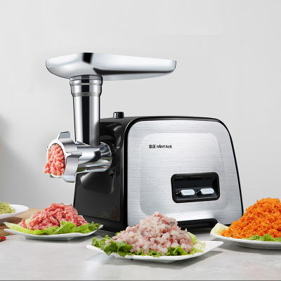家用电动绞肉机 不锈钢多功能碎肉灌肠机大功率小型商用料理机|ms