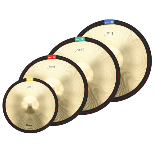 Manufacturer wholesale drum cymbals silent muffler belt four pack 4 sizes 14 inches 16 inches 18 inches 20 inches