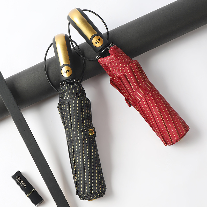 Automatic big umbrella solar-powered for students for men and women, fully automatic