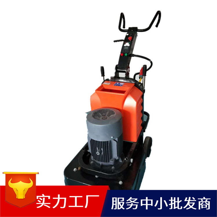 GX-600固化剂地坪打磨机 地面磨光机 四盘十二磨头研磨机生产厂家