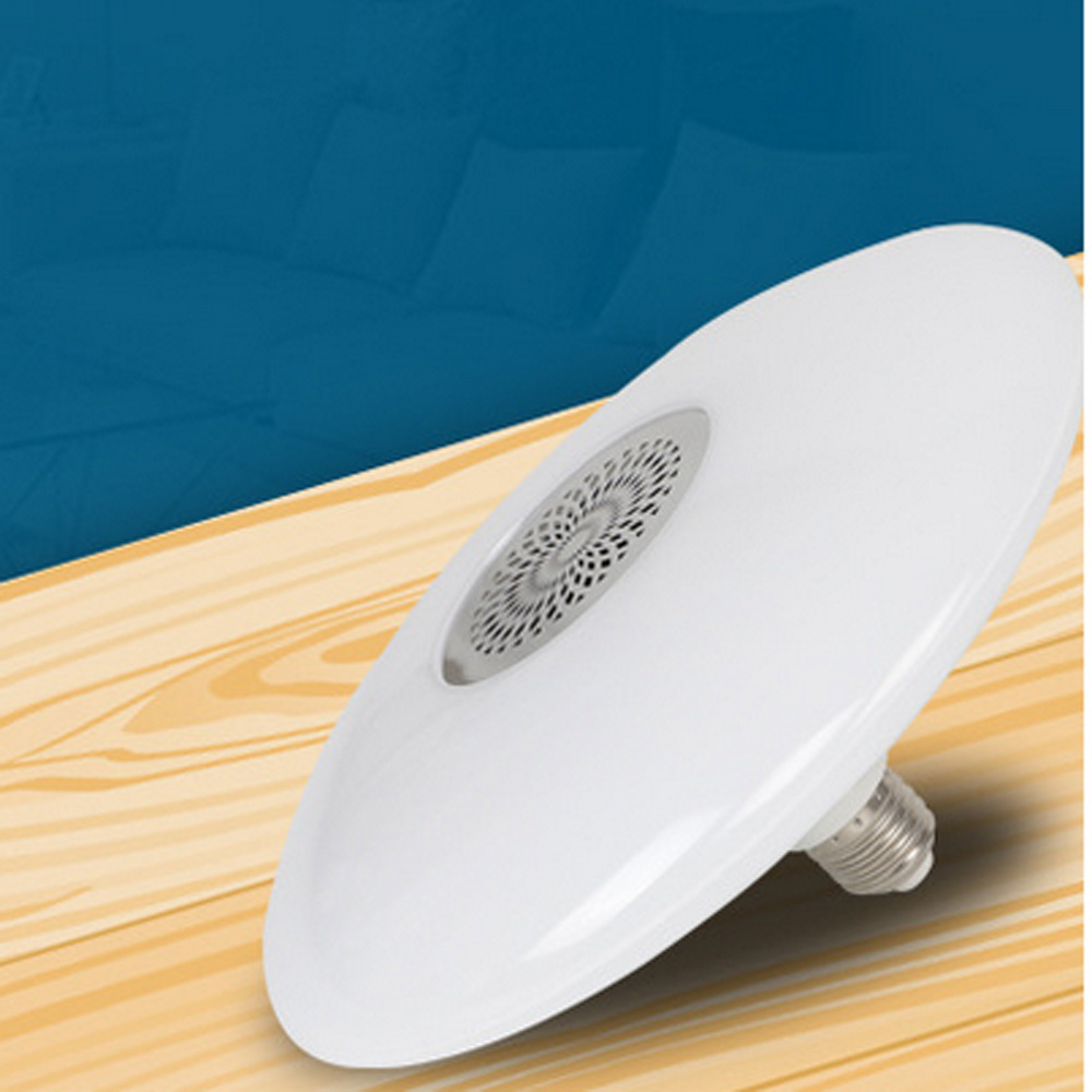 LED UFO-shaped Bluetooth Music Light, High-Power Bluetooth Seven-Color Bulb, Smart Music Bulb, Factory Direct Sales