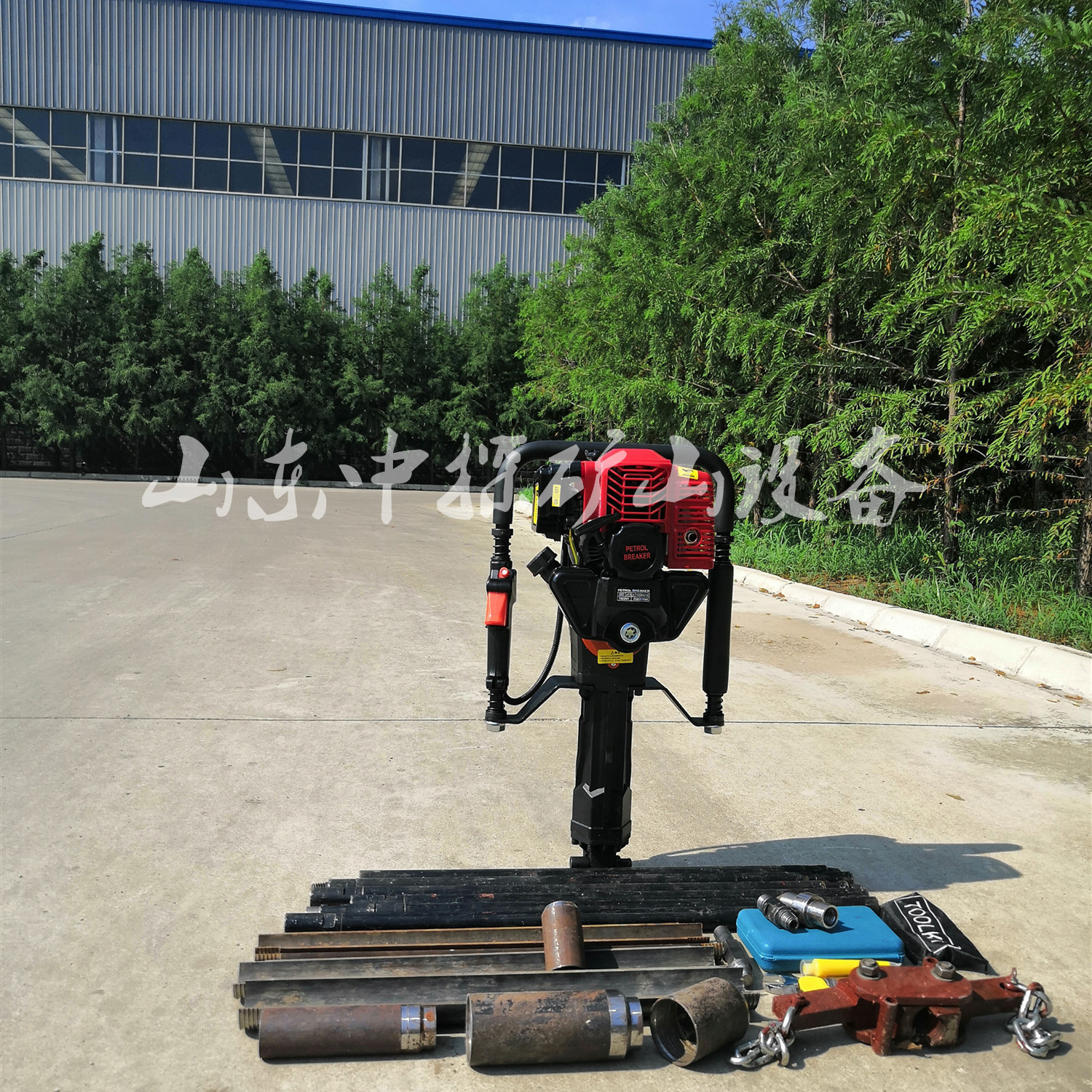 现货直供 轻便土壤取样钻机冲击式汽油取土钻机 无扰动取土钻机