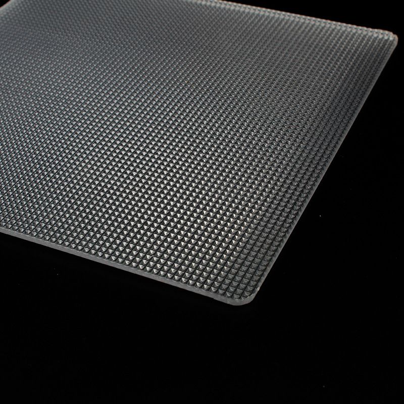 厂家供应PC凌镜板 高透光灯箱扩散板加工棱镜pc透光板定做