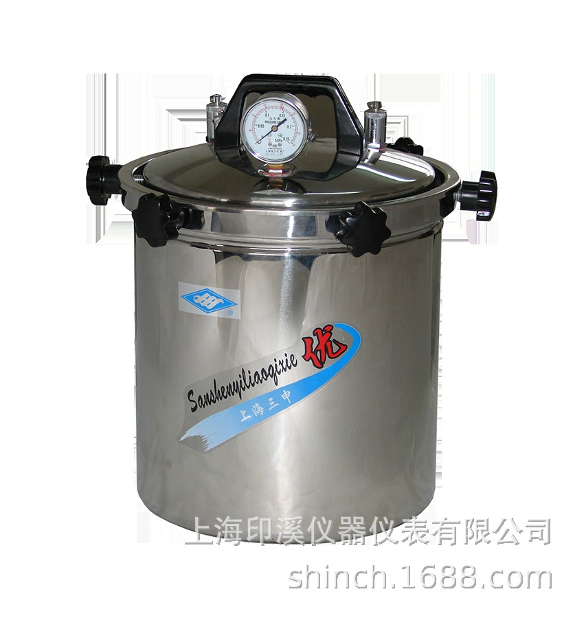 Shanghai Sanshen портативный паровой стерилизатор под давлением из нержавеющей стали YX280B