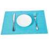 Woven non-slip two-color table mat PVC, wholesale