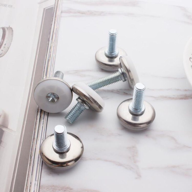 M8白底不锈钢调节脚垫-2