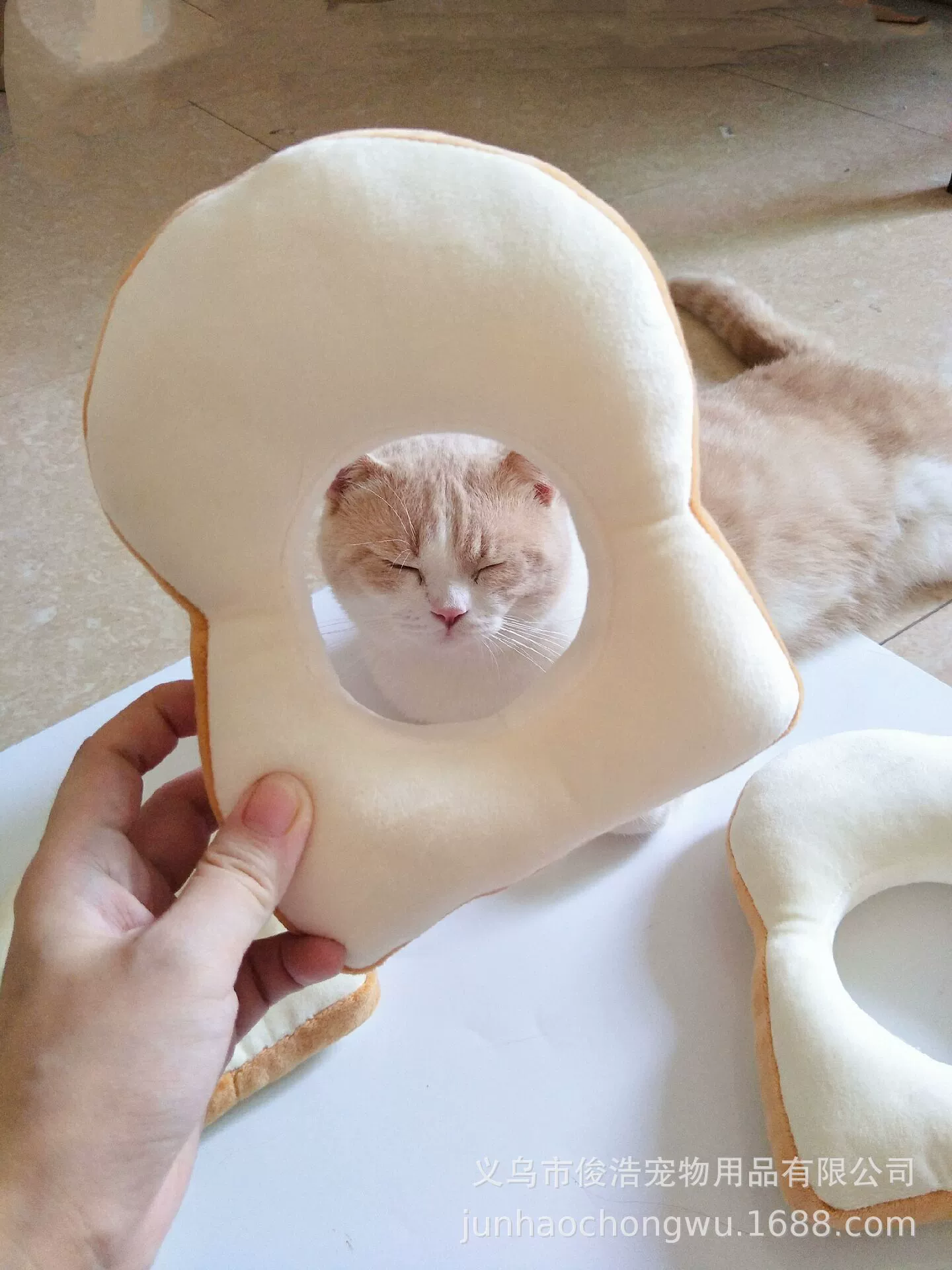 Интернет Красный Тост для домашних животных Хлеб Элизабет ПЭТ Кольцо с защитой от лизания Стерилизация Головной убор Позорное кольцо Ткань Супер Мягкий Милый