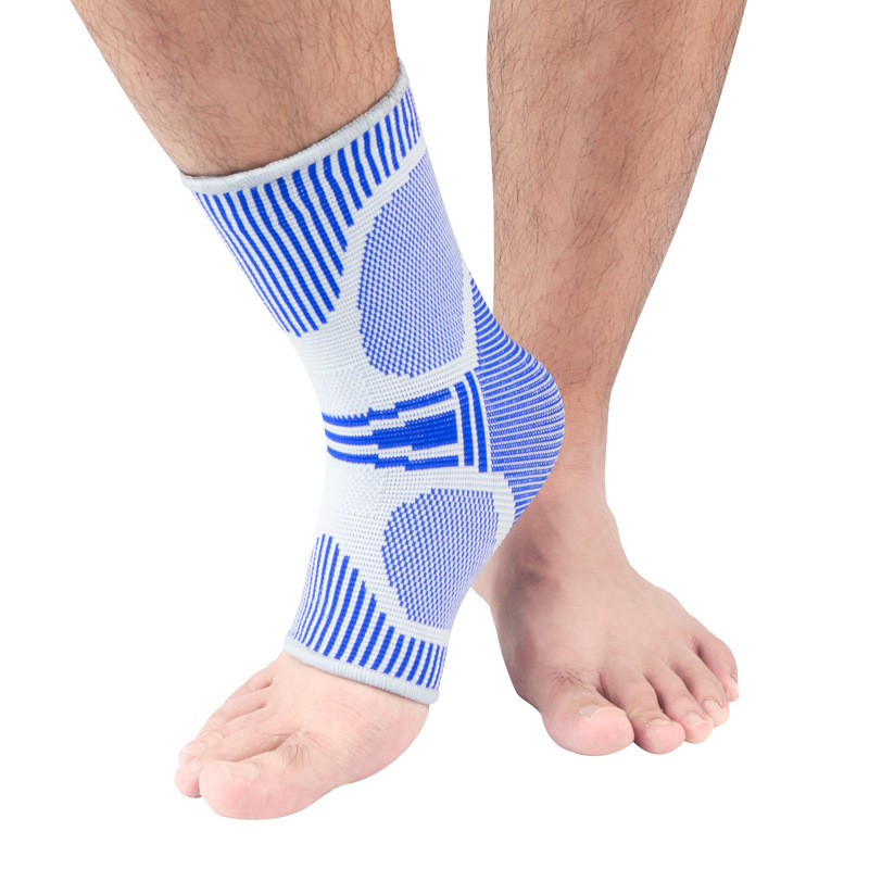 批发针织运动护踝篮球足球登山护具透气加压防扭伤护脚腕套袜代发