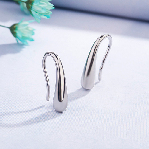 Korean style forest style small ear hook earrings for women to sleep in without taking them off, cool style personalized student simple jewelry