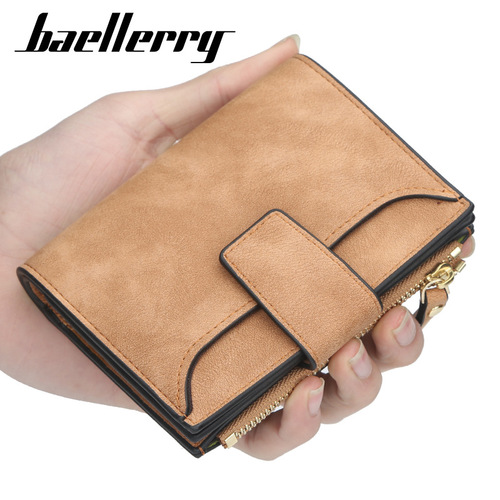baellerry new fashion women's short wallet Korean style zipper wallet multifunctional wallet wallet