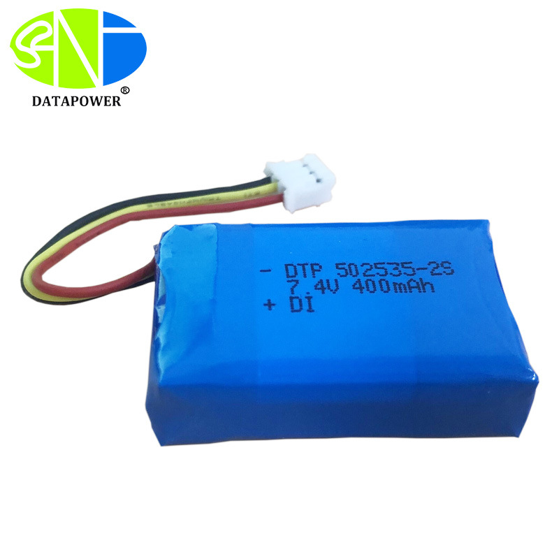 DTP502535-2S 7.4V 400mAh 两串小电池组