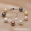 Fashionable beaded bracelet from pearl, jewelry, Japanese and Korean, Korean style, simple and elegant design, wholesale