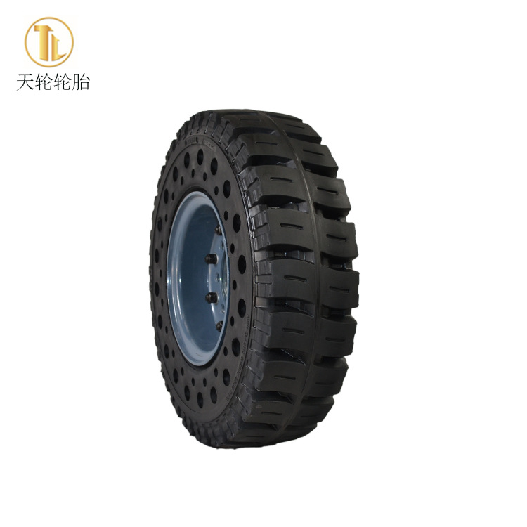 合力杭叉3/3.5吨配套实心轮胎前轮6.50-10后轮28x9-15耐磨叉车