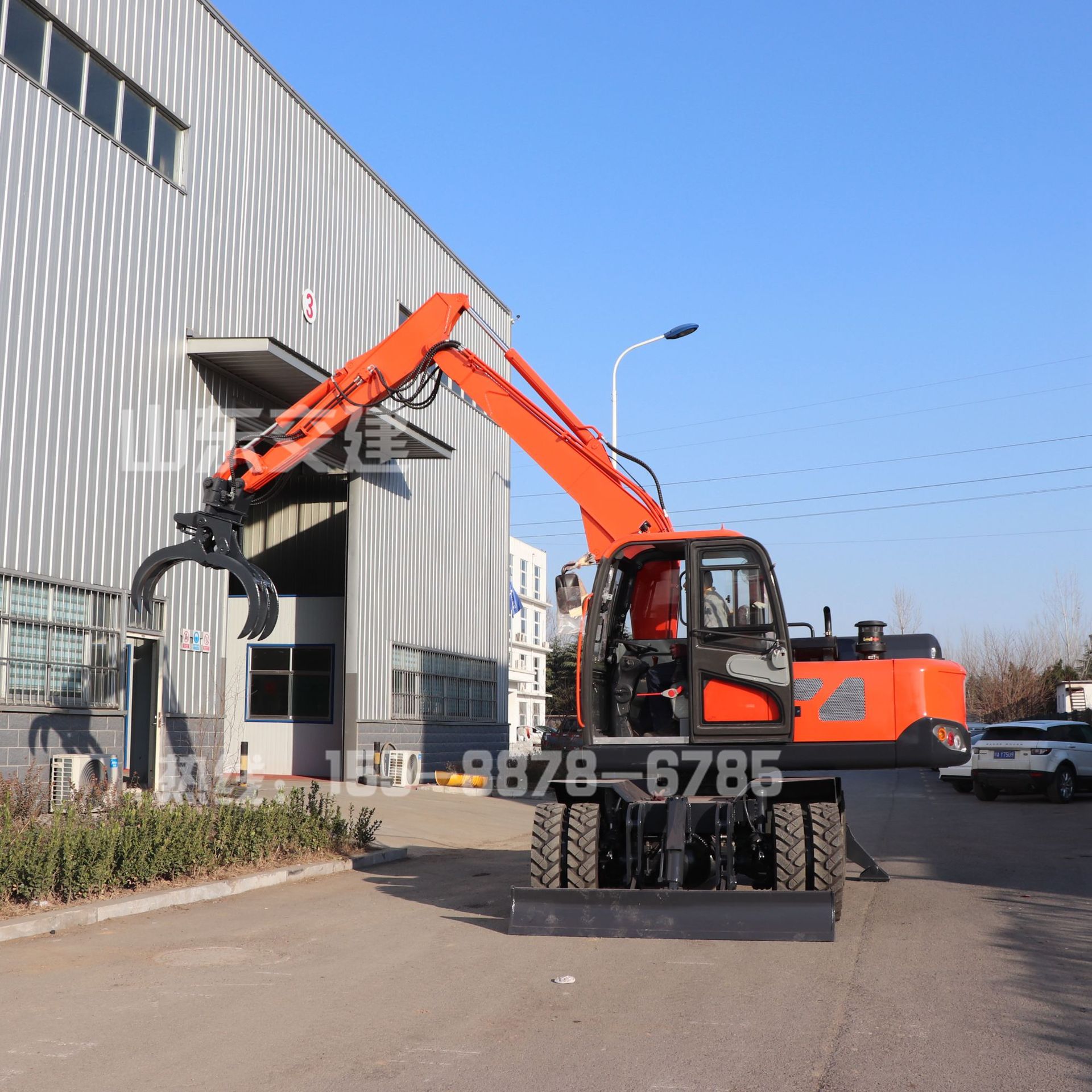 河南抓木机价格 轮胎式抓木机 360旋转机头 厂家供应 售后可靠