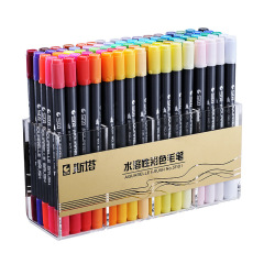 Sta 3110 Water-Based Marker Pen, Dual-Headed Soft-Tip Watercolor Pigment Pen, Ink-Wash Brush for Hand-Painting—Wholesale