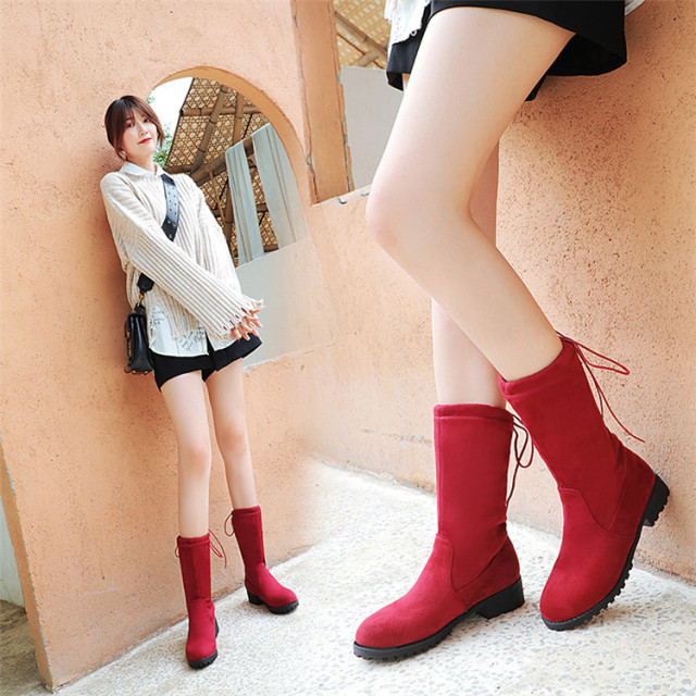 Wholesale waterproof platform size new women’s boots in autumn and winter