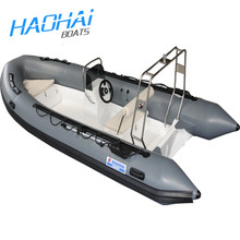 浩海游艇厂家直供RIB520A5.2米8人用玻璃钢充气船橡皮艇快艇
