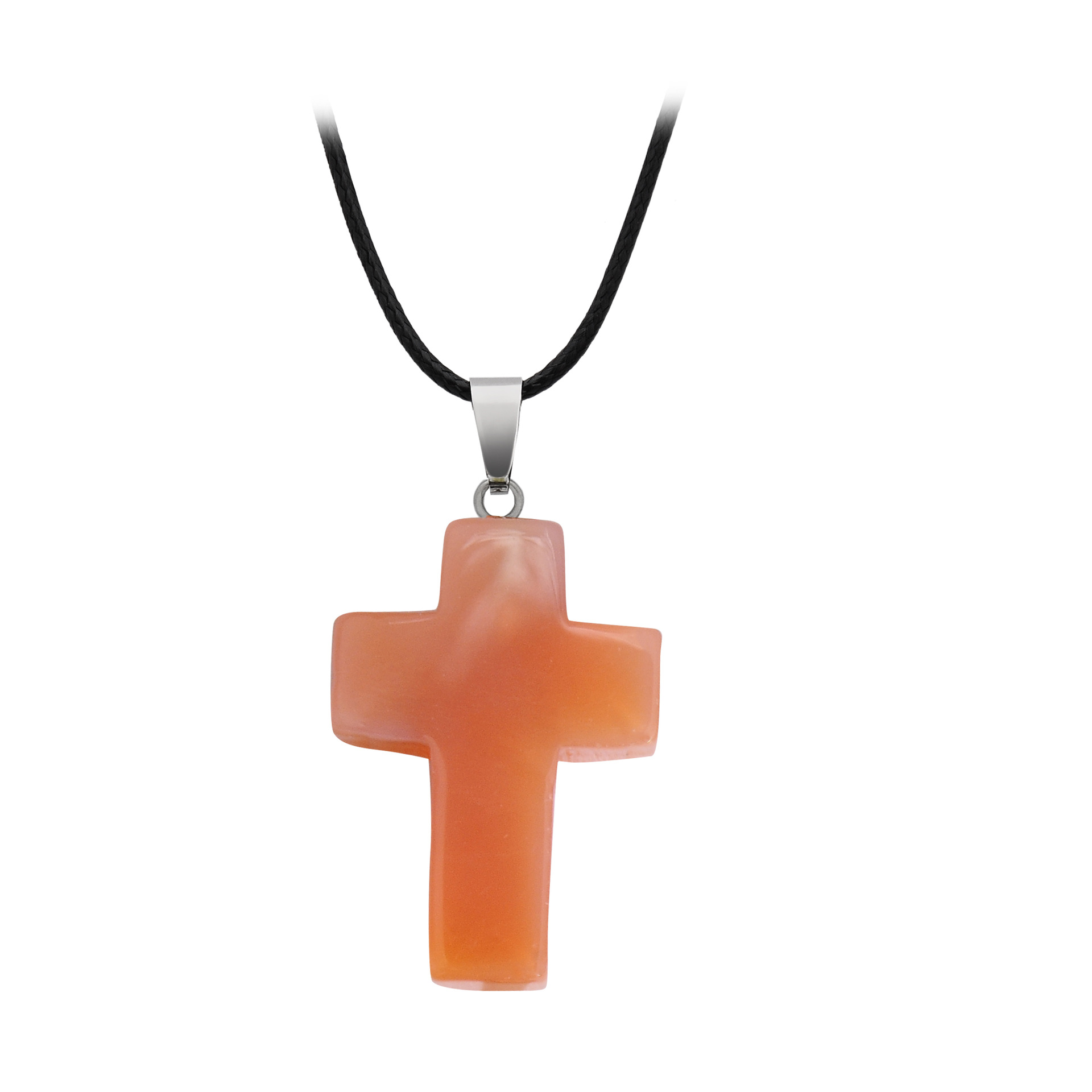Fashion Cross Crystal Unisex Pendant Necklace 1 Piece display picture 1
