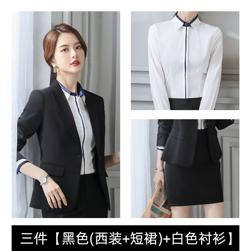 Classic suit jacket, black shirt