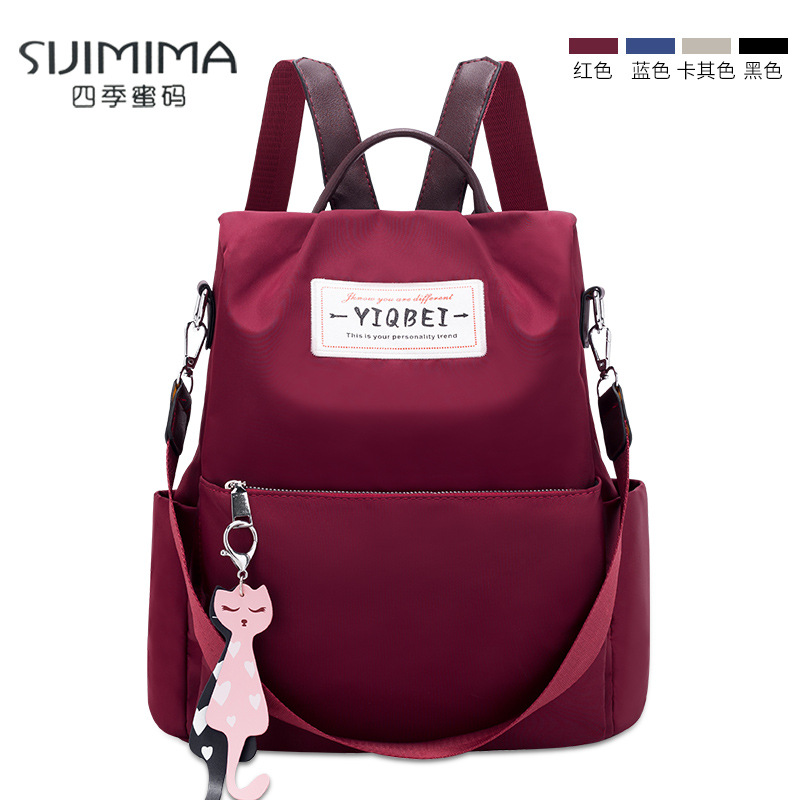 goods in stock!A generation of fat Backpack Women 2021 new pattern oxford Korean Edition Versatile fashion canvas knapsack