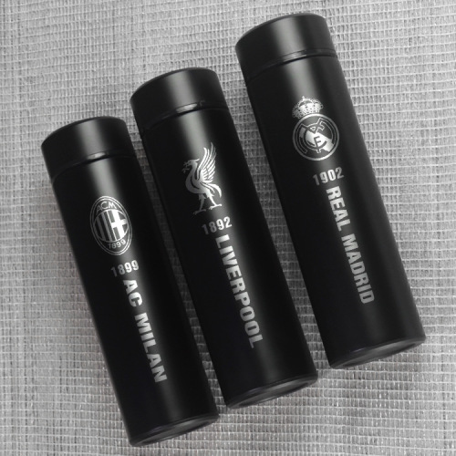 Juventus, Real Madrid, Chelsea, Athletic Bilbao, Liverpool, Paris Saint-Germain, AC Milan, sports, fans, thermos, football, water cup