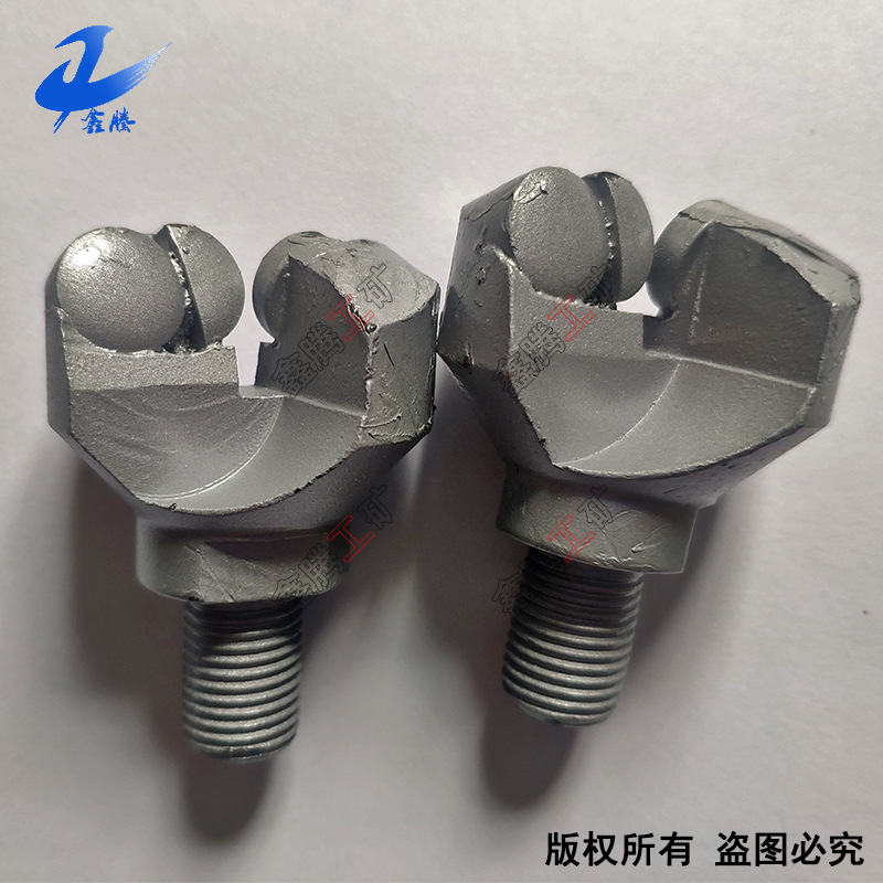 山东厂家生产直径48#PDC两翼锚杆钻头 金刚石复合片二翼锚杆钻头