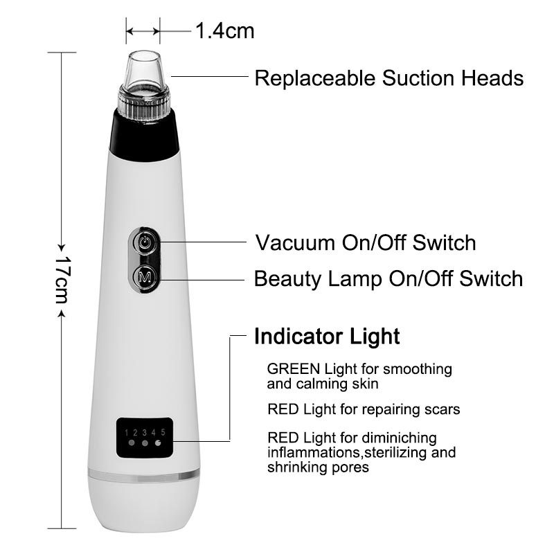 新款电动吸黑头工具去毛孔机粉刺洗脸清洁面部仪器洁面仪厂家货源