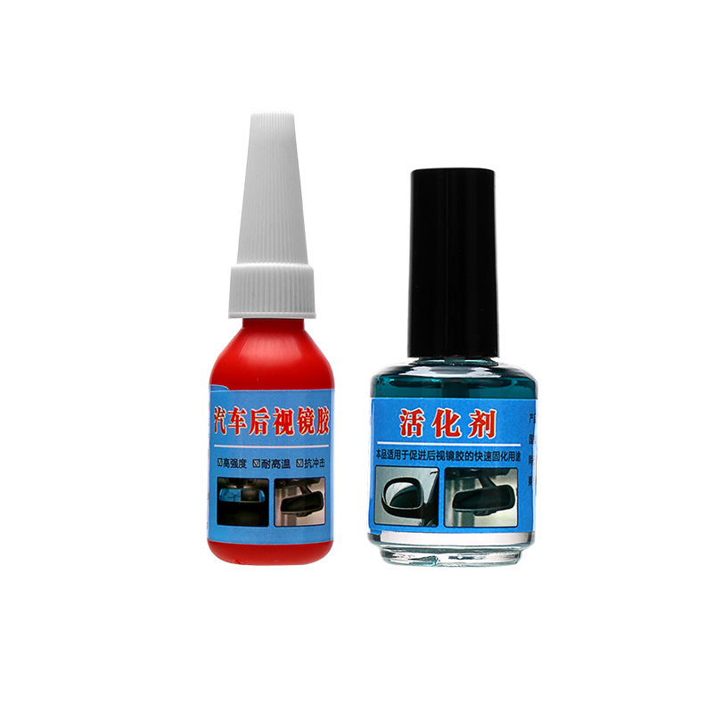 Soporte de espejo retrovisor de coche con adhesivo fuerte, base de parabrisas para grabadora