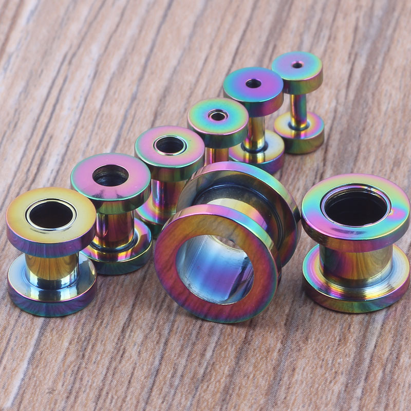 Pointed titanium steel lip stud product view