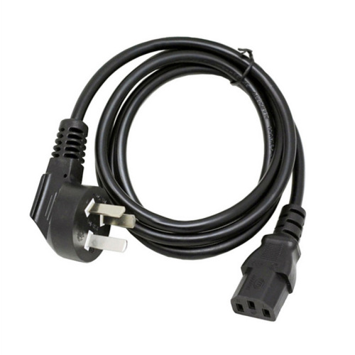 0.75 square AC power cord, CCC national standard three-core power cord, three-prong star-shaped tip, computer cable, rice cooker cord